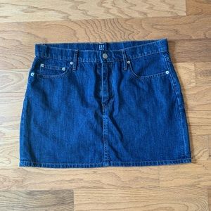 GAP denim mini skirt